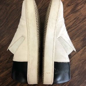 Free people size 38 faux horsehair sneakers